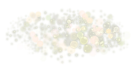 Elegant Cream Bokeh Overlay for Photo Design