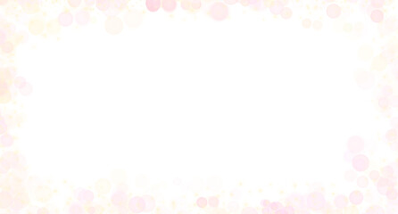 Light Sparkle Dust  frame with Soft Focus Effect