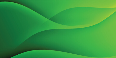 Abstract green wavy background. modern vector illustration eps 10. green background.