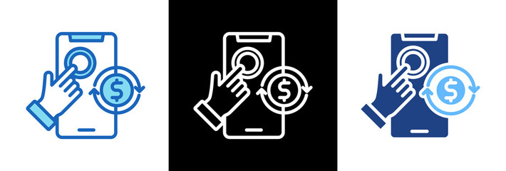 Auto Pay triplestyle icon