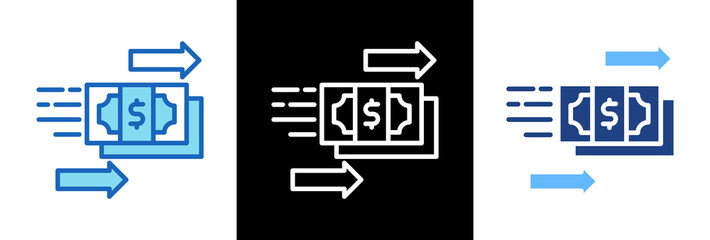 Instant Pay triplestyle icon