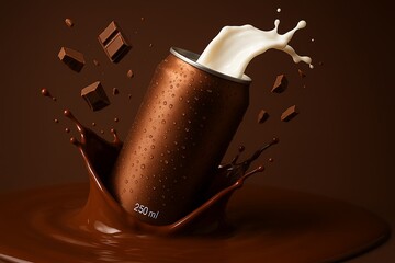Rich & Refreshing Chocolate Milk Splash Delight
