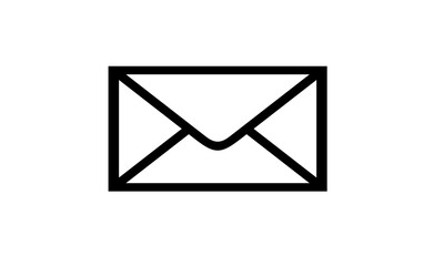 Minimalist Mail Envelope Outline Icon