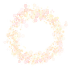 Golden Glow Ring with Shimmering Bokeh Lights