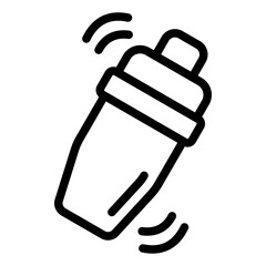 cocktail shaker icon vector