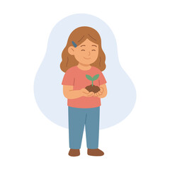 World Soil Day Healthy Soil and Plant Illustration