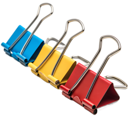 Binder Clips isolate