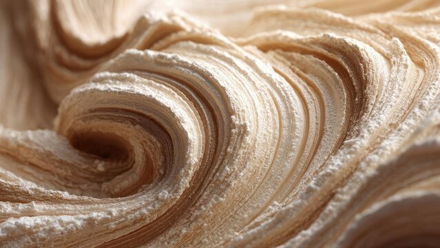 Curly wood shavings from planing wood, forming delicate beige spiral ribbons. Concept Woodworking Details, Curly Shavings, Beige Spiral Ribbons, Planing Texture, Natural Wood Color