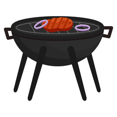 BBQ Party Illustration