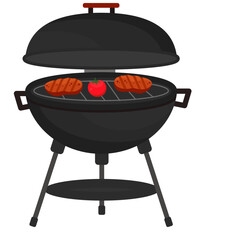 BBQ Party Illustration