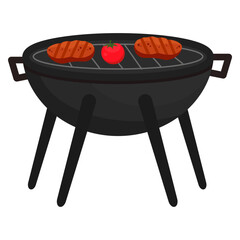 BBQ Party Illustration