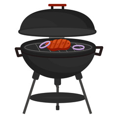 BBQ Party Illustration