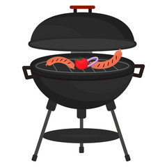 BBQ Party Illustration