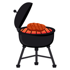 BBQ Party Illustration
