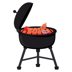 BBQ Party Illustration