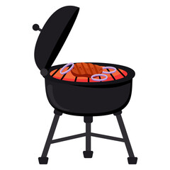 BBQ Party Illustration