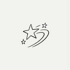 Star Logo, Sparkle Emblem Design, Cosmic Streetwear Logo, Celestial Branding Symbol, Galaxy Inspired Icon, Minimal Astral Logo, Futuristic Street Fashion Mark, Shining Star Vector Design