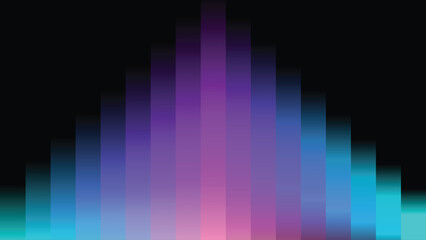 Modern digital background with a geometric pyramid pattern and a vibrant (teal, blue, pink) gradient