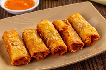 Vietnamese deep fried spring roll