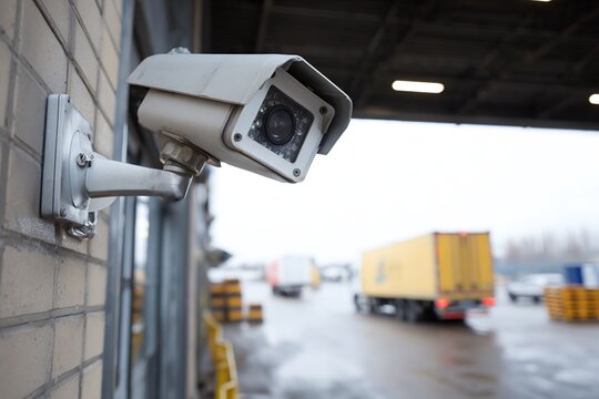 Security Camera and Industrial Area