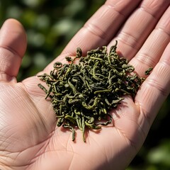 Closeup of Hands Weaving Palmyrah Mat – Traditional Craftsmanship and Cultural Art Detail