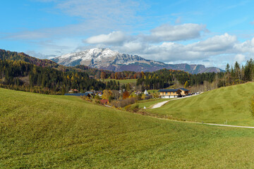 Snow-capped Peak in Austria