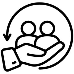 Customer Care Mini Illustration Icon. Use For Modern Concept, Print, Ui, Ux Kit, Web And App Development. Vector Related To Business Finance, Management And More