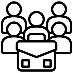 Diversity Mini Illustration Icon. Use For Modern Concept, Print, Ui, Ux Kit, Web And App Development. Vector Related To Business Finance, Management And More