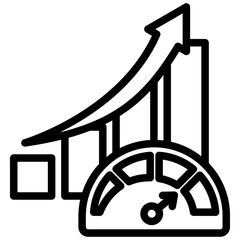 Efficiency Mini Illustration Icon. Use For Modern Concept, Print, Ui, Ux Kit, Web And App Development. Vector Related To Business Finance, Management And More