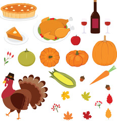 Celebrate bountiful harvest with festive Thanksgiving feast featuring roasted turkey, pumpkin pie, and autumn bounty for a perfect holiday gathering.