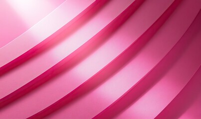 Fototapeta premium Abstract texture background with vibrant pink diagonal curving bands and subtle gradient lighting