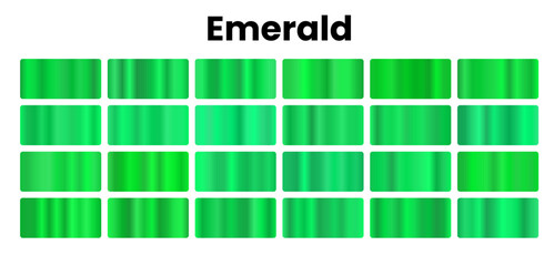 Vibrant emerald gradients, rich green jewel hues, luxurious nature tones, perfect for precious designs, bold art, and brilliant textures, elegant and vivid appeal