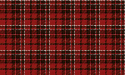 Seamless plaid pattern in red, brown, and white for designing clothes, skirts, pants, dresses, shirts, and aprons, adding a contemporary vintage charm to any fashion look.