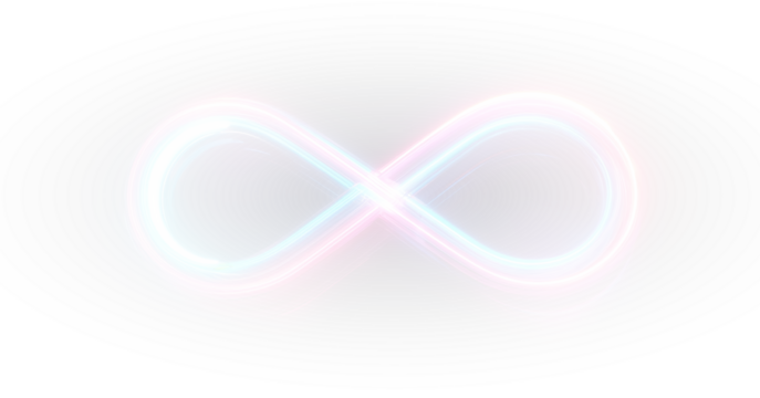 Eternity doodle PNG limitless abstract watercolor background.