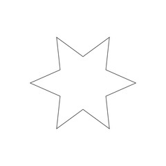 vector illustration of a star