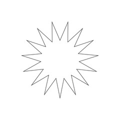 vector illustration of a star