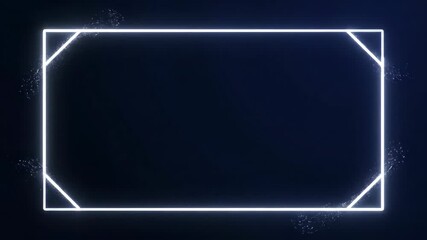 Abstract glowing light lines on dark background. Digital data flow, internet connection, and futuristic network concept. - Powered by Adobe