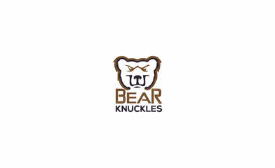 Bear logo design icon