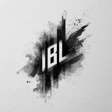Stylized IBL Initials Emblem Design on Clean White Canvas. Creative Alphabet Logo Concept with Elegant Touch.