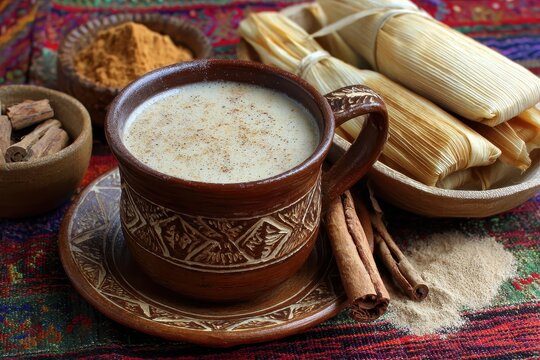 Tamales Paired with Atole: A Festive Dish for D&Atilde;&shy;a de la Candelaria Celebration