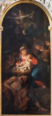 Schilderijen op glas Jezus Christus Vicenza - The painting of Nativity in the church Chiesa di San Giuliano by Carlo Loth  (1632 – 1698).  © Renáta Sedmáková