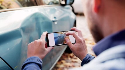 Aftermath Of A Car Crash: Taking Photos