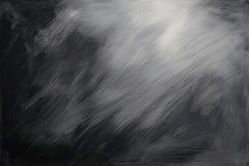 Abstract monochrome texture with dynamic streaks and brush stroke patterns blending light and dark shades of gray and black