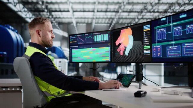 Power Plant SCADA System Monitoring Gas