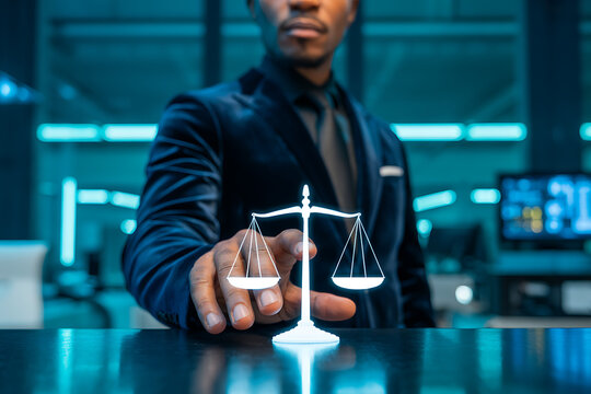 Person using a tablet with a graduation cap icon and educational symbols, representing online learning and digital education