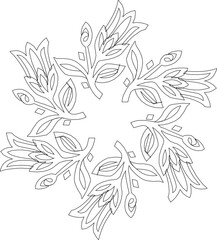 sketch vector illustration silhouette design pattern background mandala abstract classic vintage ethnic traditional 