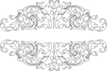 sketch vector illustration silhouette design pattern ornament decoration background abstract classic vintage ethnic traditional