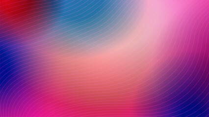 Abstract gradient background with blue pink red blur color