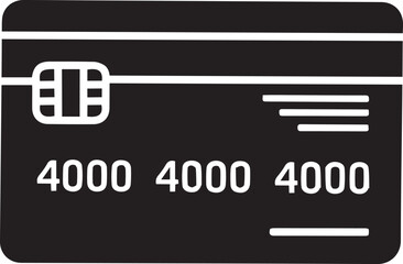 Modern credit card icon design with vibrant color options for financial services and online payments