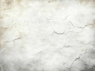 Close-up of peeling and cracked whitewashed wall showing texture and weathered surface